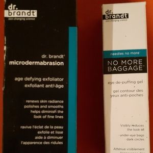 Dr.Brandt no more Baggage and microdermabrasion